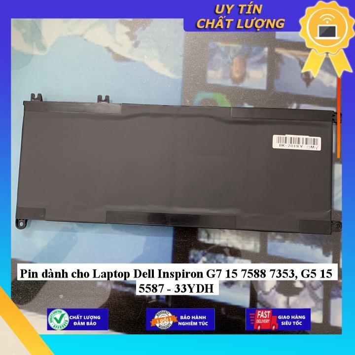 Pin dùng cho Laptop Dell Inspiron G7 15 7588 7353, G5 15 5587 - 33YDH - Hàng chính hãng  MIBAT1520