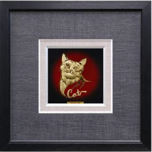 Tranh Vàng 24K PRIMA ART - Tranh Linh Vật TUỔI MÃO - Kích thước 24 x 24 cm - CGS-0821-13