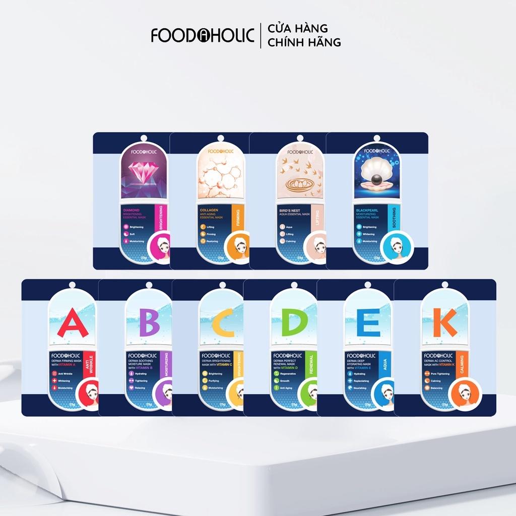 Combo 10 mặt nạ dưỡng da Foodaholic Mask 23g x10