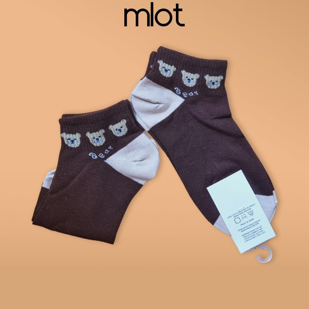 Vớ Tất nữ Cotton nhiều màu mẫu nhiều họa tiết Mẫu 2