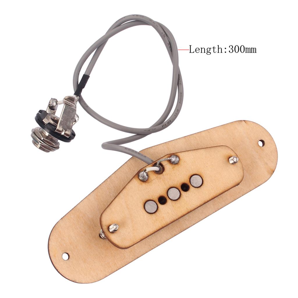 Humbucker Pickup Set Output Socket for 3-String Cigar Box Guitar Replacement Parts