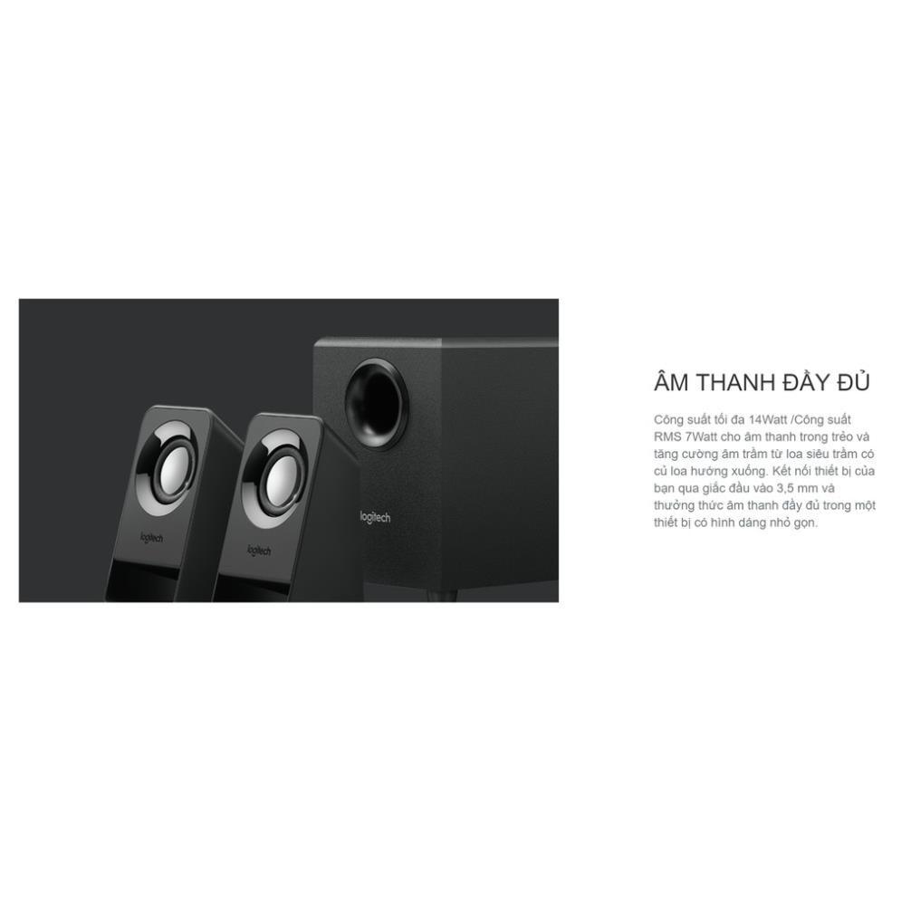 Loa vi tính Logitech Z213 Compact Speakers 2.1 - Hàng chính hãng