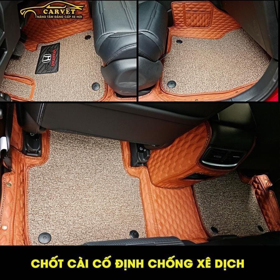Thảm lót sàn ô tô da Cacbon cao cấp cho Honda City 2015-2021