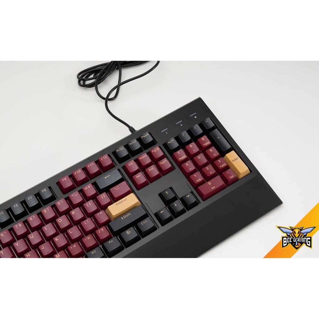 Bàn phím cơ chính hãng Mojike - GK1 Black Red (Led White / AKKO Switch v2)