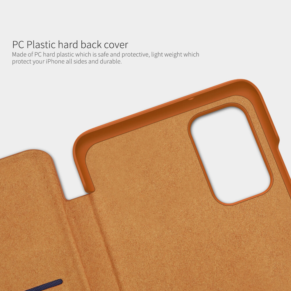 Bao da Leather cho Samsung Galaxy S20 Plus hiệu Nillkin Qin HPK-01  - Hàng chính hãng