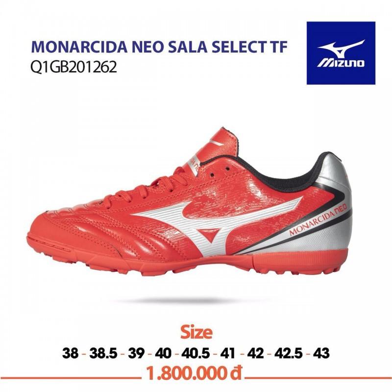 Giày Đá Bóng Sân Cỏ Nhân Tạo MIZUNO Monarcida Neo Sala Select TF