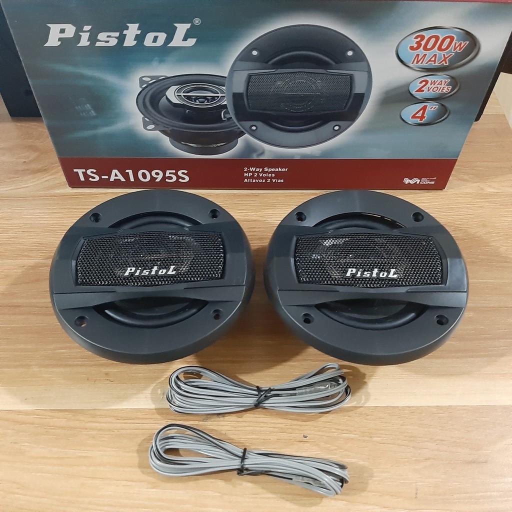 Bộ 2 Loa Cánh Cửa Công Suất 300W Cho Ô Tô Xe Hơi - Loa Đồng Trục 4inch/ 10cm 2 Đường Tiếng Riêng Biệt