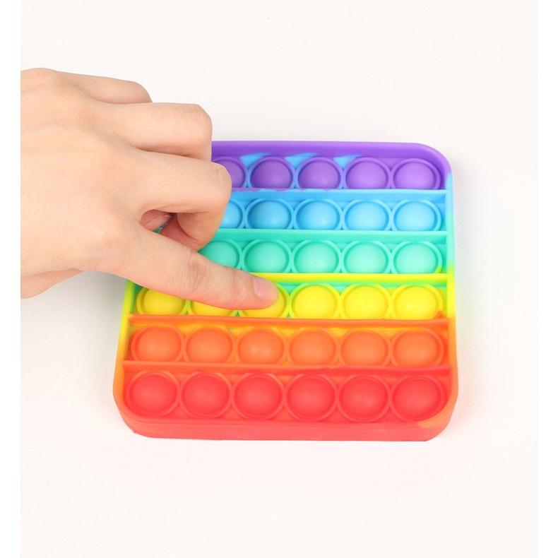 Đồ chơi bóp bong bóng giảm căng thẳng giảm stress cho bé đồ chơi Pop It Fidget dạng bong bóng thư giãn mẹ vè bé