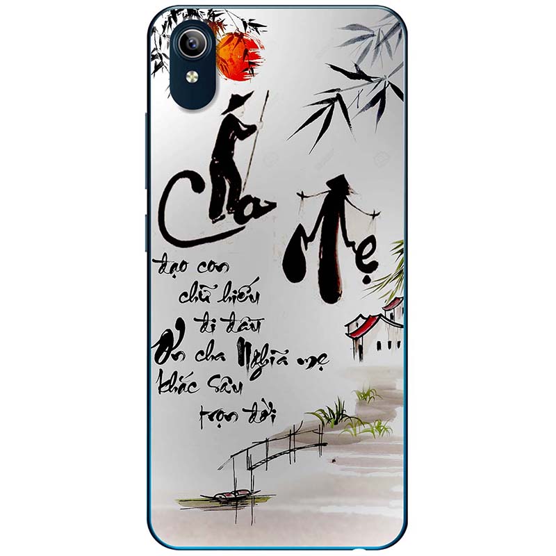 Ốp lưng dành cho Vivo Y91C mẫu Thư pháp cha mẹ