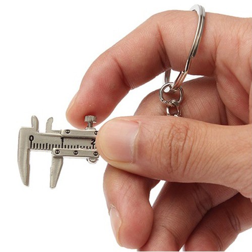 Móc Khóa Mô Hình Thước Kẹp Mini