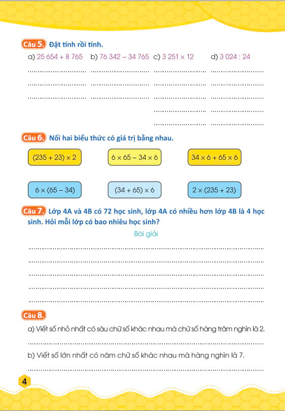 Sách - 45 Đề Ôn Luyện Và Kiểm Tra Toán 5 - Biên soạn theo chương trình GDPT mới - ndbooks
