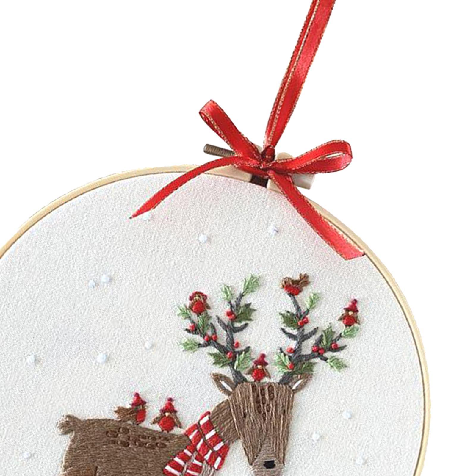 Embroidery Kit Hand Cross Stitch Material Home Decor Making Hoop