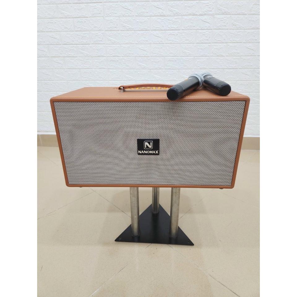 Loa Karaoke Di Động NANOMAX K-30 (Bass đôi 20cm x2, 2 Micro)