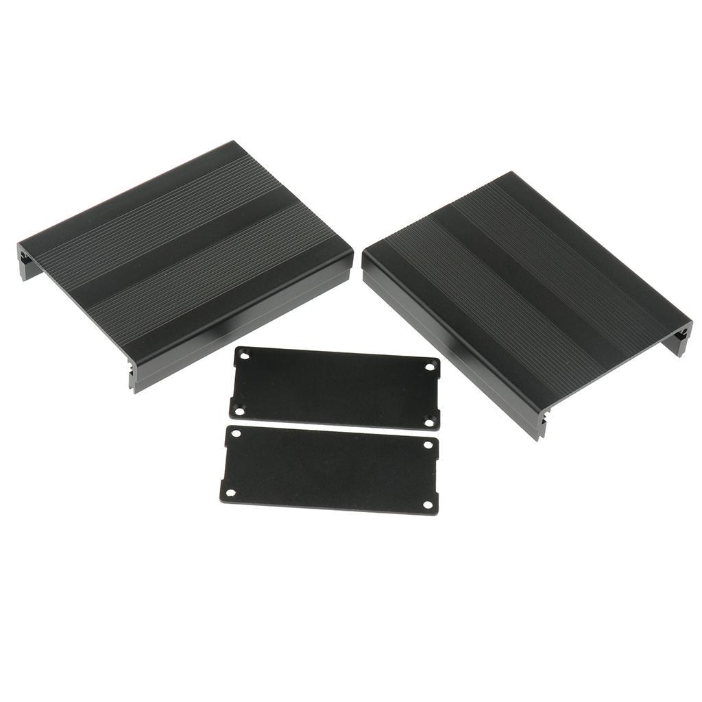 100x76x35mm Extruded Aluminum Project Electronic PCB Box Instrument Case