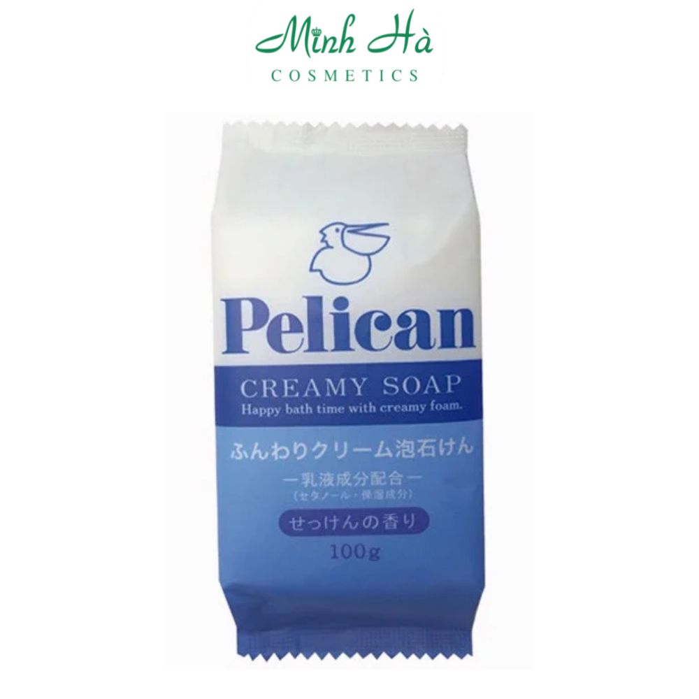 Xà phòng Pelican Creamy Soap 100g chiết xuất từ dầu cọ