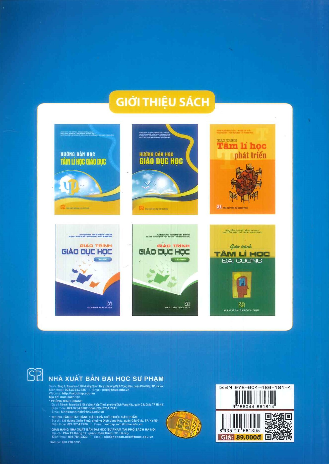 Giáo trình Tâm Lí Học Giáo Dục (Bản in năm 2024) - Nguyễn Đức Sơn, Lê Minh Nguyệt, Nguyễn Thị Huệ,...
