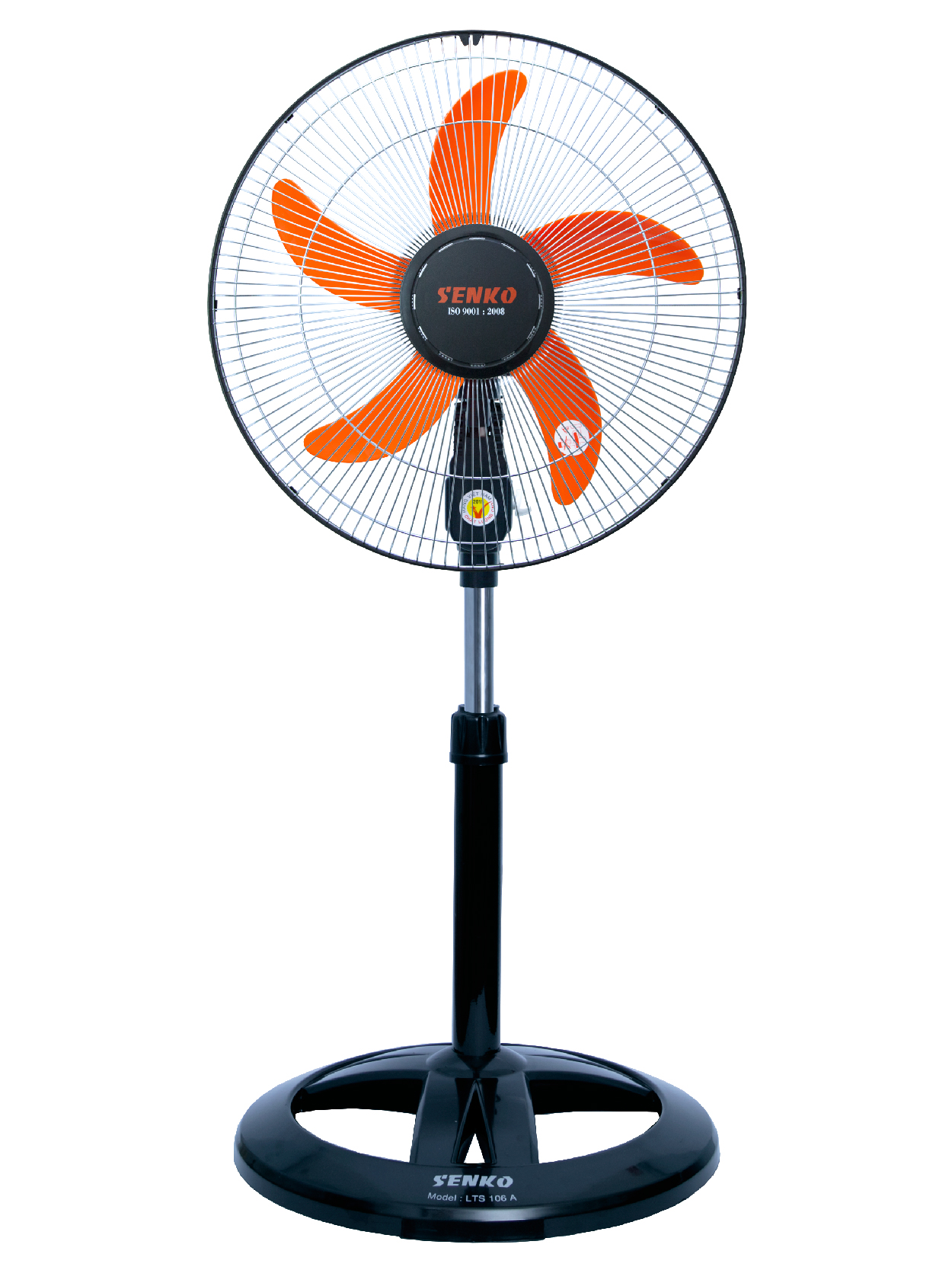 Combo 2 Quạt lửng thân sắt mạ Crom SenKo LTS106A sải cánh 40cm 47W - Hàng Chính Hãng