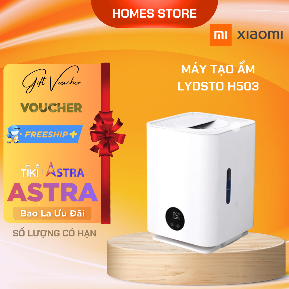 Máy Lọc Không Khí Kiêm Máy Tạo Độ Ẩm Xiaomi Lydsto H503 Tự Động Tạo Độ Ẩm, Điều Khiển Bằng Cảm Biến Thông Minh - Hàng Chính Hãng