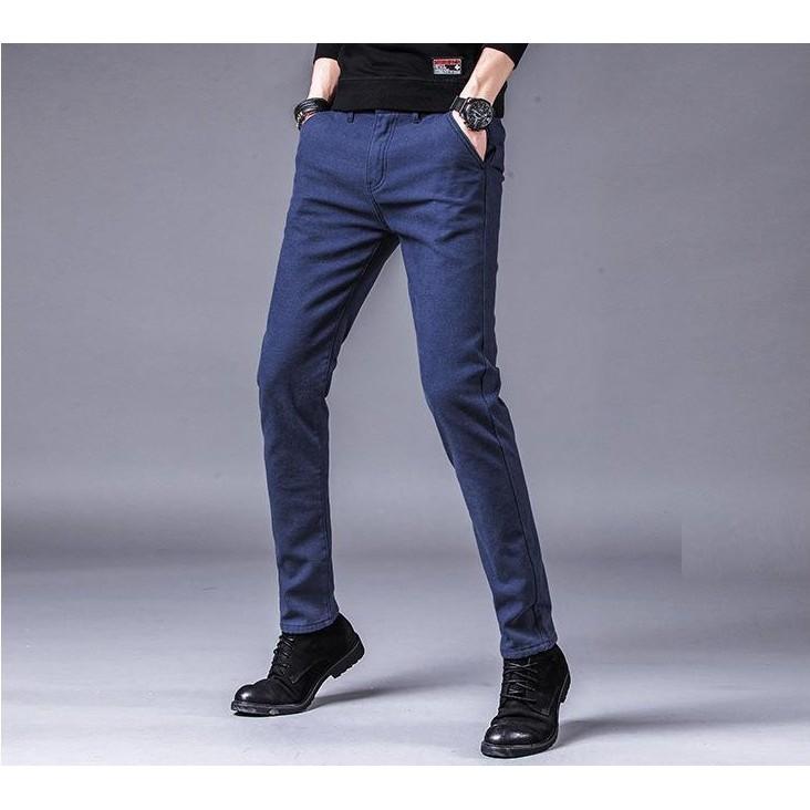 Quần tây nam giả jeans, dáng ôm trẻ trung, hàng nhập Quảng Chau