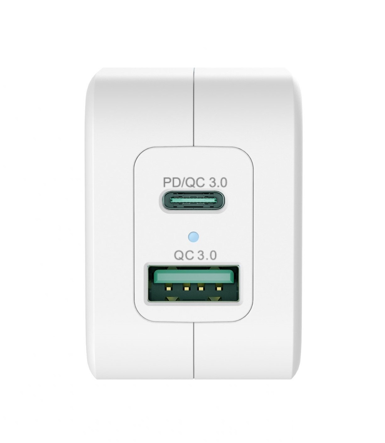 Sạc Nhanh Innostyle Minigo Pro III Dual Port PD/QC3.0 20W (2 Cổng: USB-C và USB-A) IC20-2PDWHI - Hàng Chính Hãng