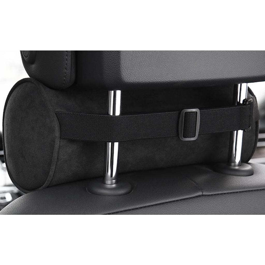 Gối tựa đầu ô tô Alcantara nhãn hiệu Macsim mã HR53