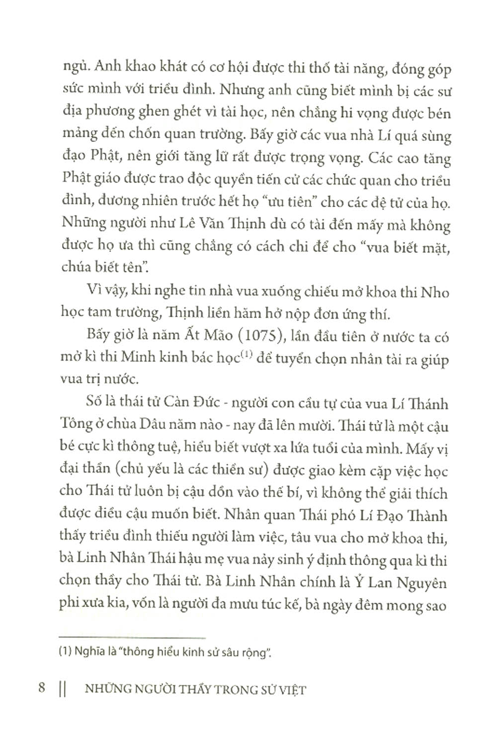 Những Người Thầy Trong Sử Việt - Tập 1