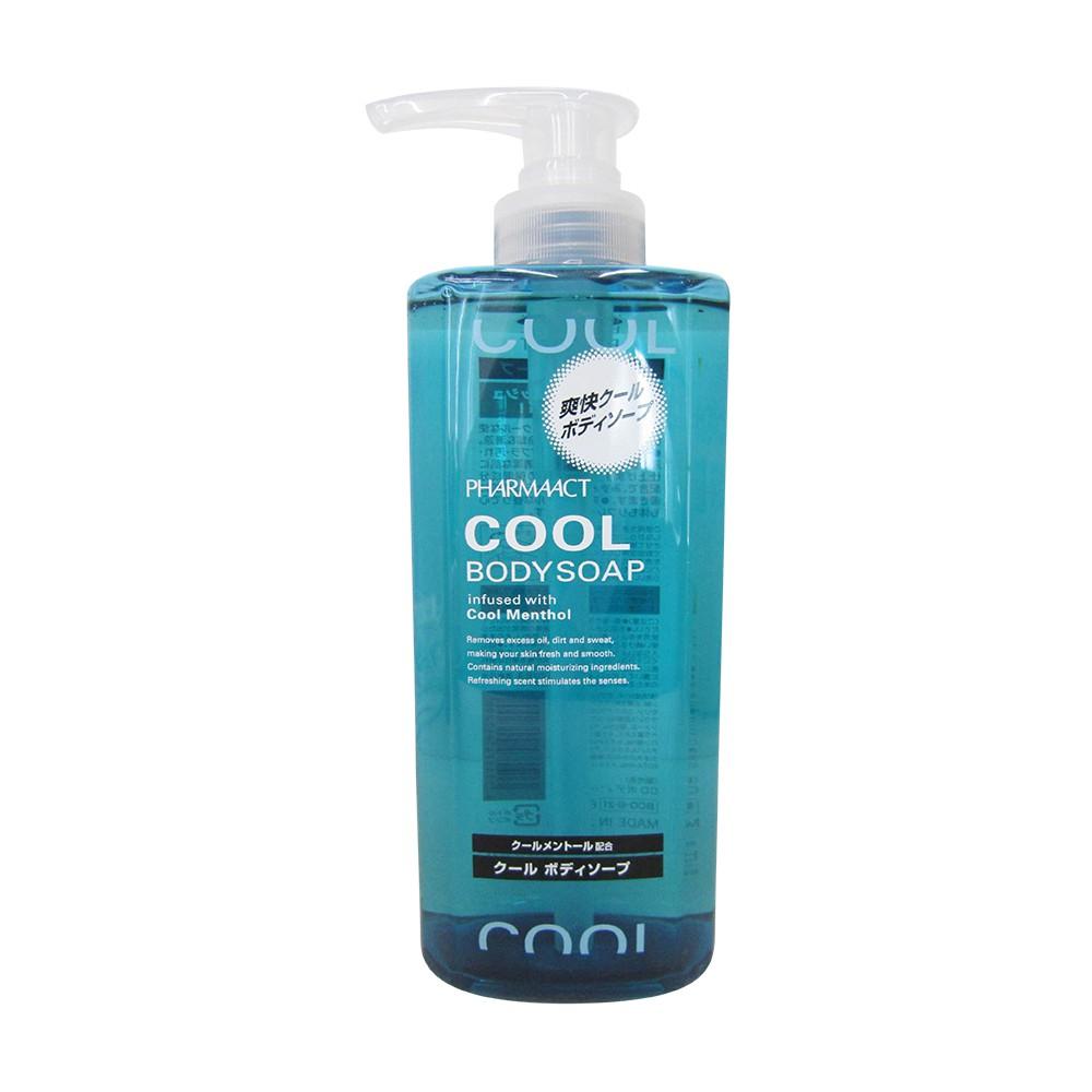 Sữa Tắm Nam Nhật Bản Bạc Hà Siêu Mát Lạnh Pharmaact Extra Cool Body Soap (550ml)