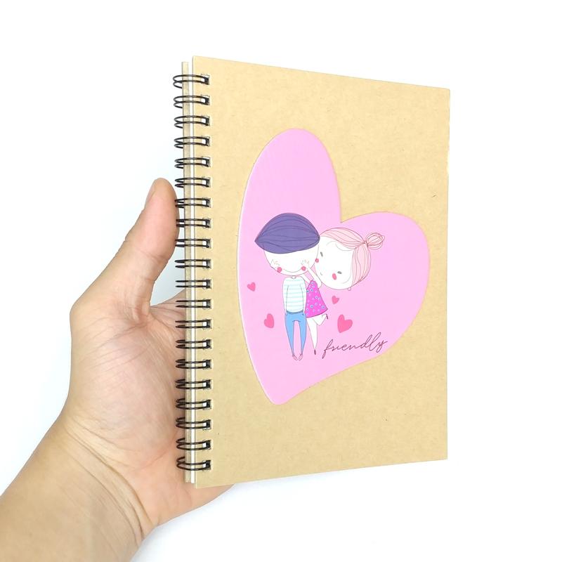 Sổ Lò Xo Friendly (13x18cm) - Mẫu 2