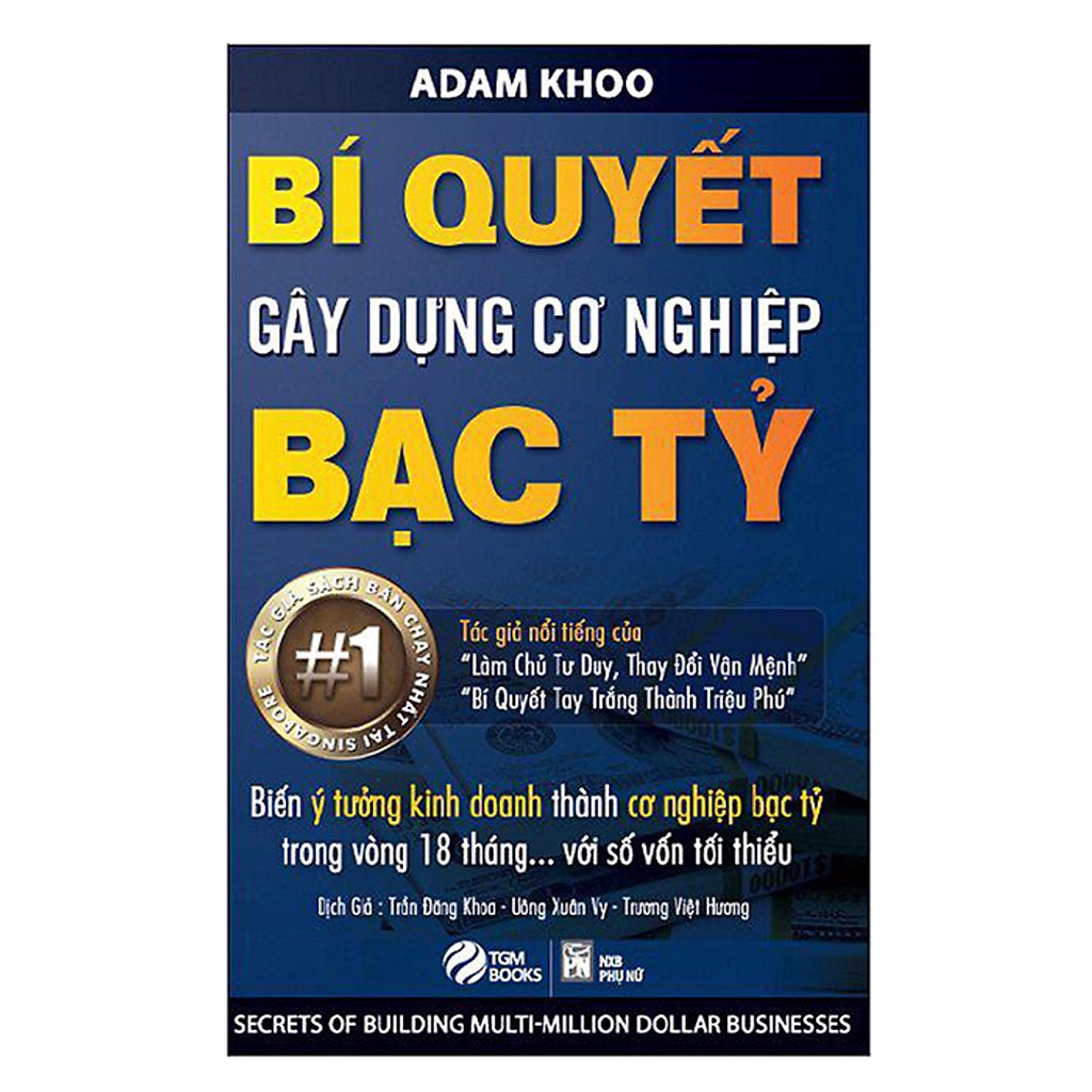 Sách - Combo 2 cuốn Bí Quyết Gây Dựng Cơ Nghiệp Bạc Tỷ, Bí Quyết Tay Trắng Thành Triệu Phú