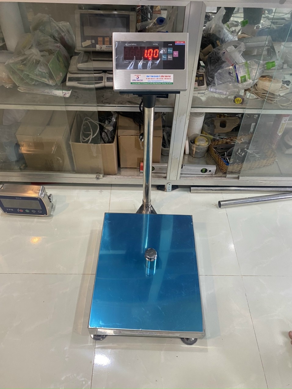 CÂN BÀN ĐIỆN TỬ A12E INOX 150KG, KT 40X50CM