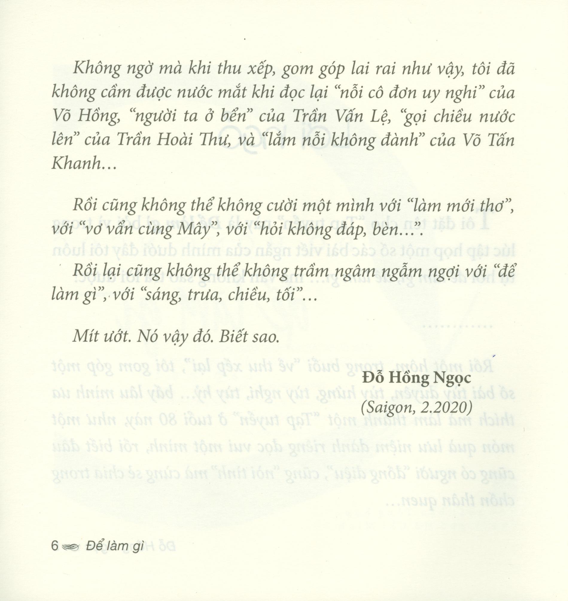 Sách Để Làm Gì - Tạp Bút