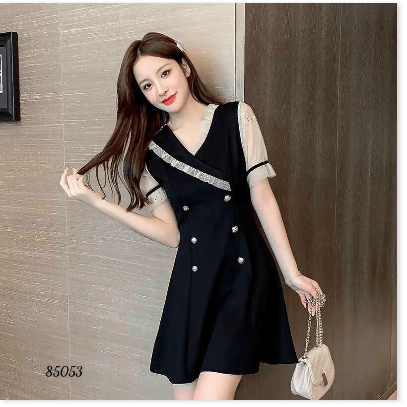 ĐẦM UMI PHỐI VOAN DÁNG XÒE,ĐƯỢC LÀM BẰNG CHẤT LIỆU VOAN SIÊU BỀN VÀ THOÁNG MÁT THỜI TRANG KING STORE