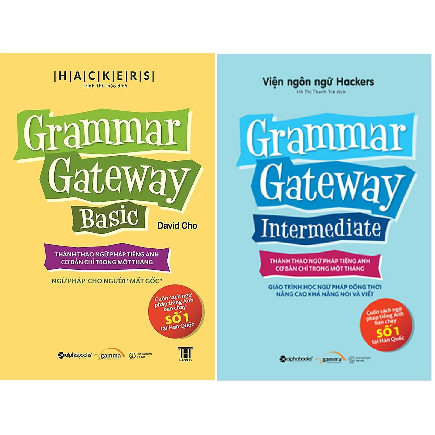 Bộ Sách Ngữ Pháp Tiếng Anh Bán Chạy Số 1 Tại Hàn Quốc ( Grammar Gateway Basic + Grammar Gateway Intermediate ) (Tặng Tickbook đặc biệt)