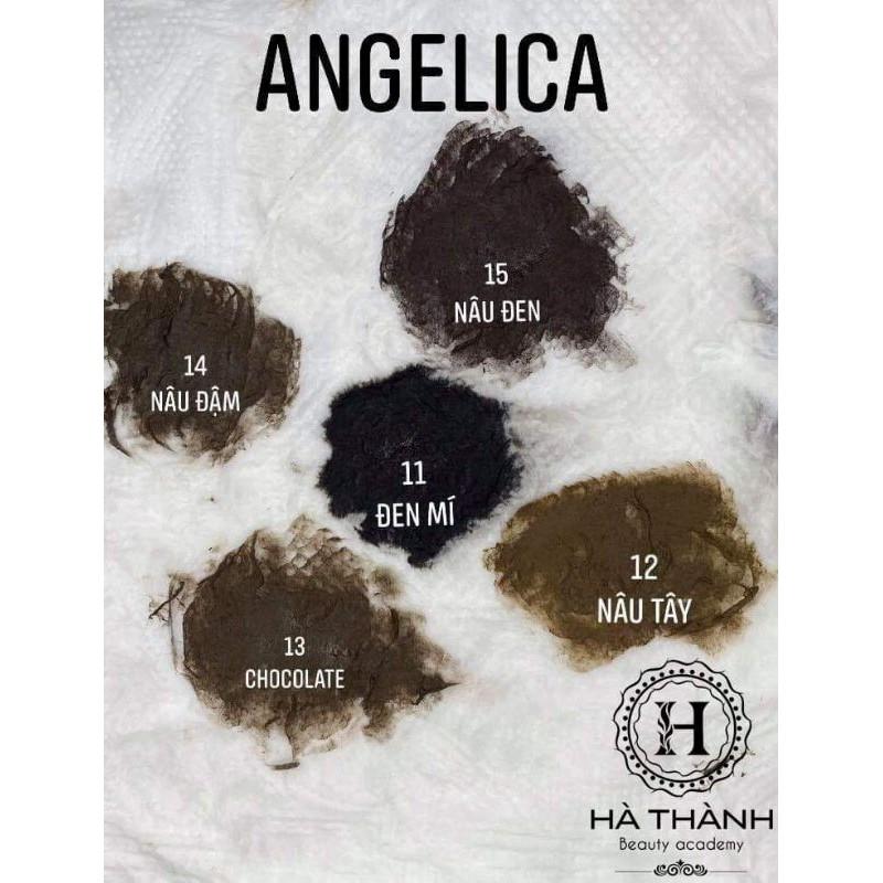 Mực môi mày mí Angelica chai bé