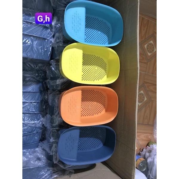 Kệ chữ nhật chia ngăn gác bồn rửa bát