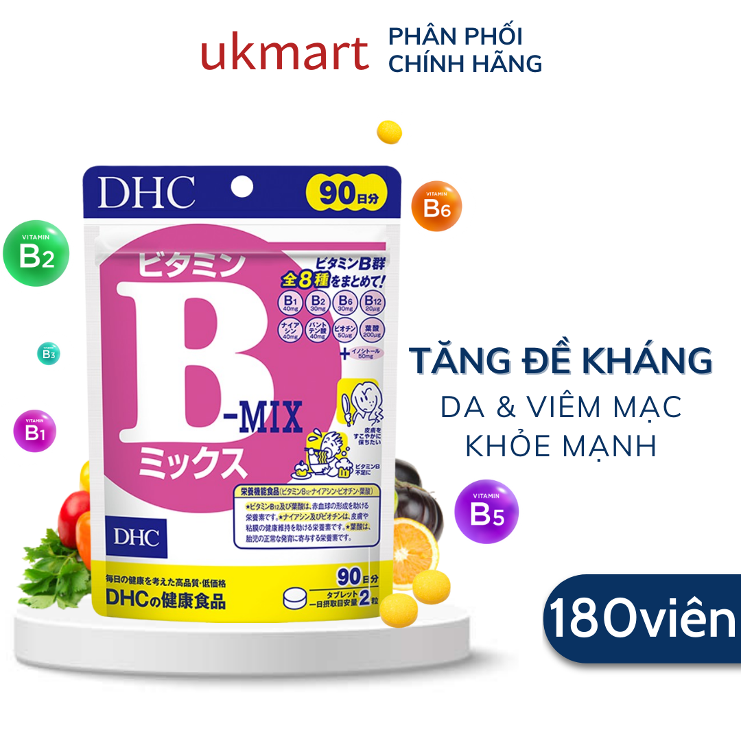 Viên Uống Vitamin B Tổng Hợp DHC 30 - 90 ngày