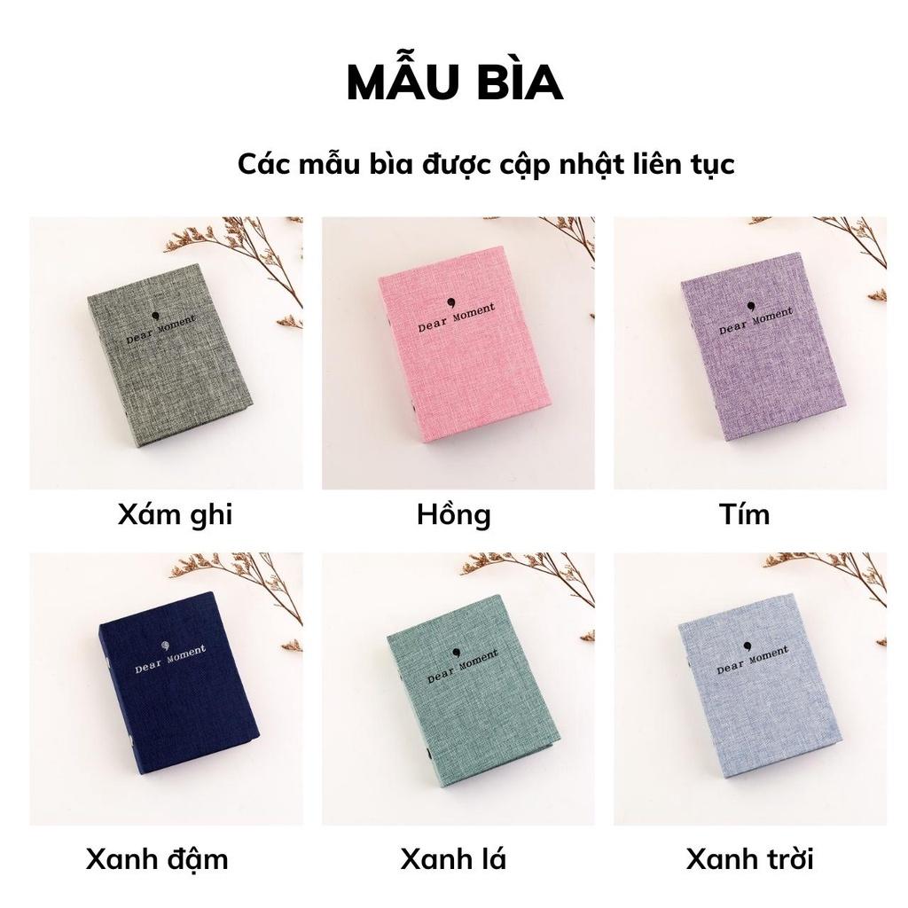 Album ảnh 6x9 mini bìa vải vintage đựng 36 ảnh 6x9, lomo card, binder đựng card, quà tặng ý nghĩa