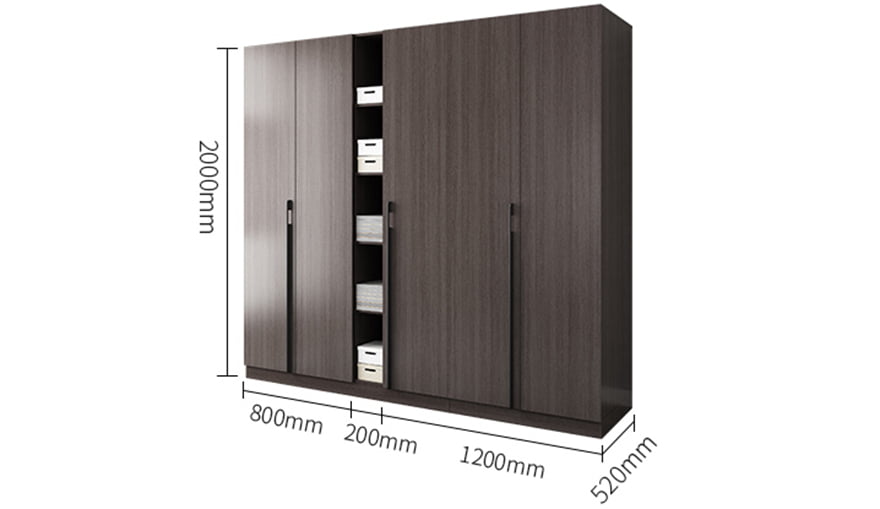 Tủ quần áo gỗ MDF cốt lõi xanh cao cấp