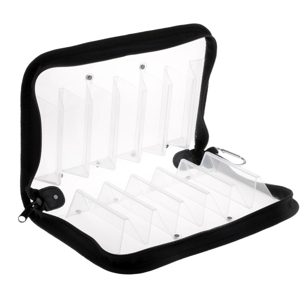 Squid Jig Lure Zipped Bag Case Pouch Both Side Storage Tackle Bag