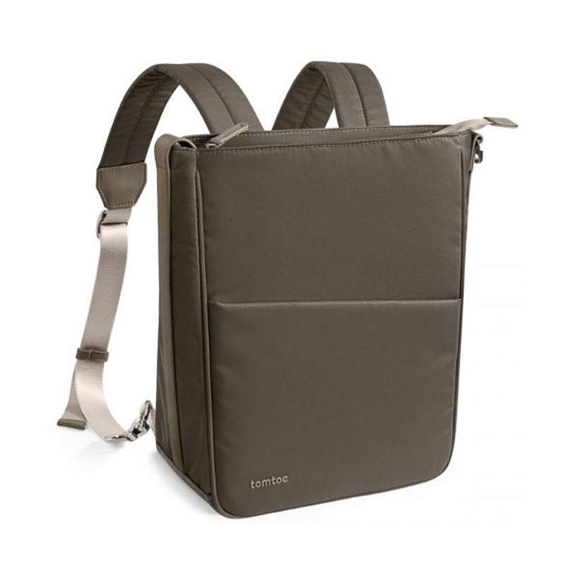 Túi đeo kiêm balo chính hãng TOMTOC Slash Sling bag Taupe - H63 cho Ultrabook 11 inch