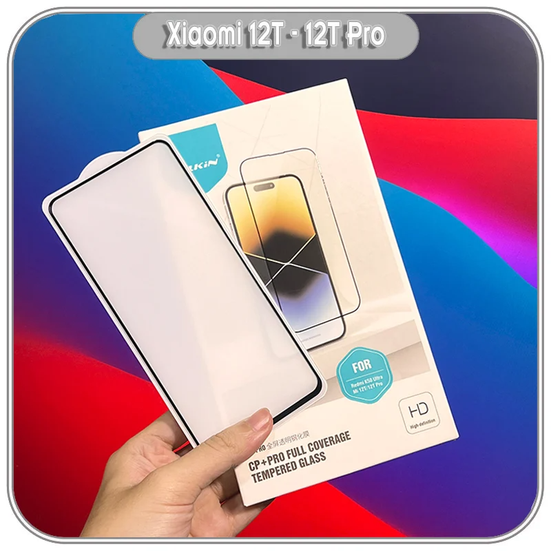 Kính cường lực Nillkin CP+ PRO cho Xiaomi 12T - 12T Pro - K50 Ultra - FULL viền đen - Hàng Nhập Khẩu
