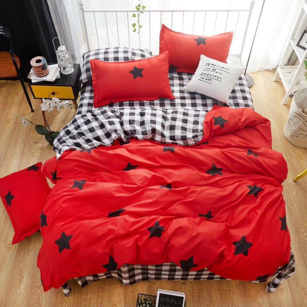 SÉT 4 MÓN POLY COTTON CHĂN GA GỐI