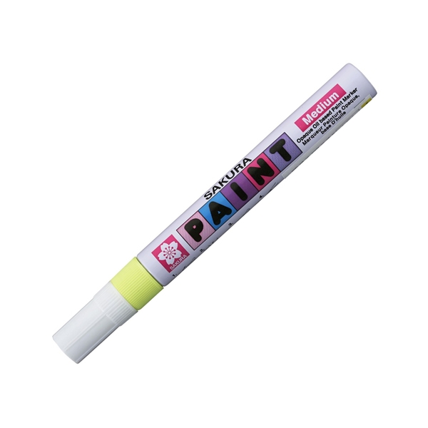 Bút Sơn Sakura Paint Marker Medium 2.0mm XPMK-B#302 - Fluorescent Yellow