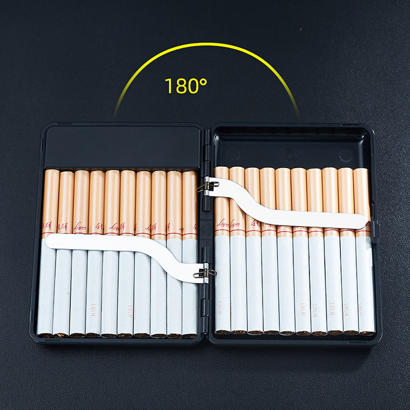 Bật Lửa Điện Kiêm Hộp Đựng Thuốc Kẹp 20Đ Hoa Văn M4 - Sạc Điện