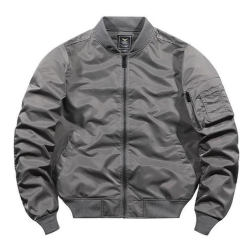 Áo khoác Bomber Basic Slimfit chất liệu vải polyester lụa cao cấp phong cách sang trọng - ARES SHOP