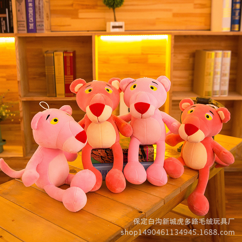 Gấu bông báo hồng Pink Panther dạng chibi siêu dễ thương (25cm---&gt;50cm) hàng việt nam chất lượng cao, an toàn cho trẻ nhỏ