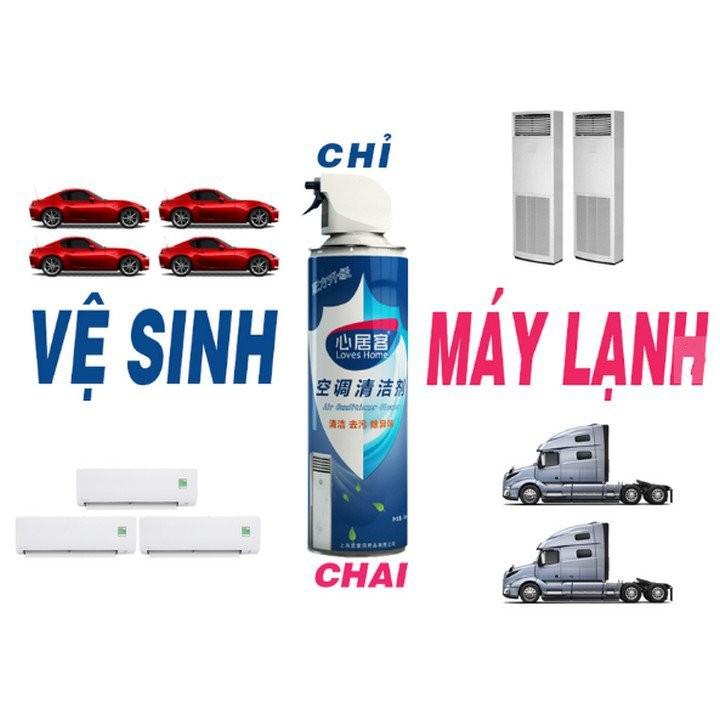 CHAI XỊT VỆ SINH MÁY LẠNH TIỆN LỢI