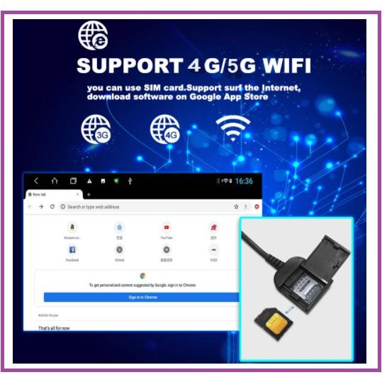 Bộ Màn Hình Android gắn xe FORD RANGER 2012-2015 màn dùng sim 4g hoặc kết nối wifi tích hợp nhận diện giọng nói,youtobe.