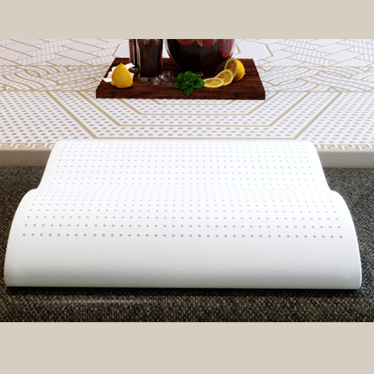Gối Cao Su Thuần Việt Lượn Sóng Cao Cấp, 100% Cao Su Thiên Nhiên, Kháng Khuẩn, Chống Đau Mỏi Vai Gáy