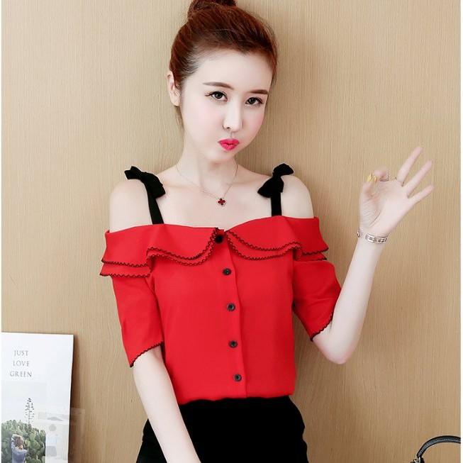 ÁO SƠ MI KIỂU TRỄ VAI MẪU MỚI NHẤT